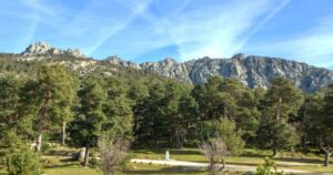 Paisaje de las Dehesas de Cercedilla, entorno de la Calzada Romana de la Fuenfría