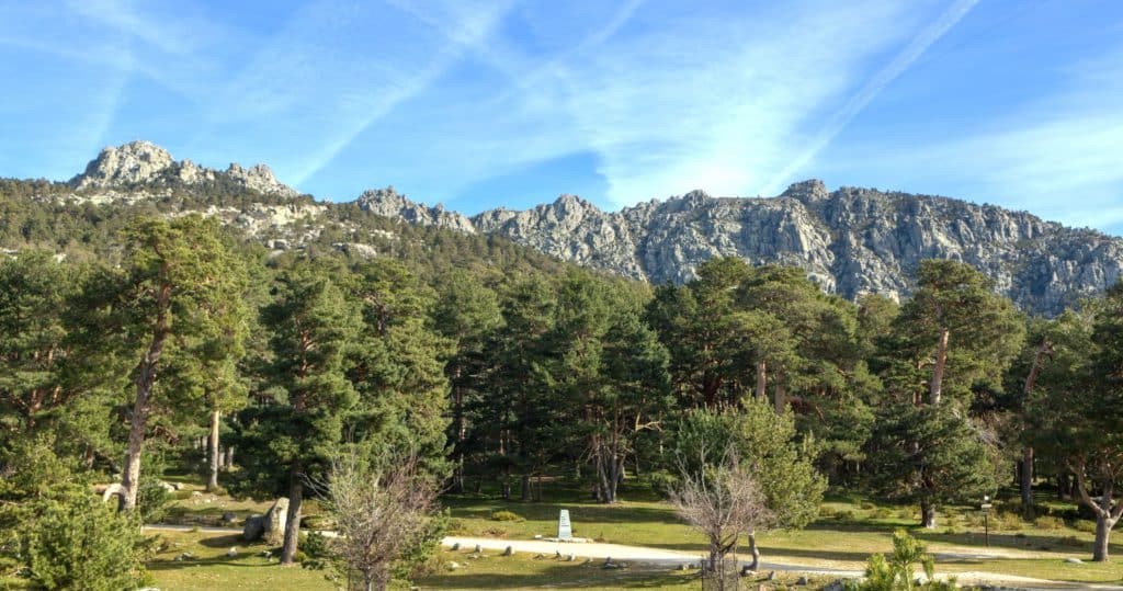 Paisaje de las Dehesas de Cercedilla, entorno de la Calzada Romana de la Fuenfría